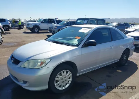 2005 Honda Civic Lx from USA, damaged, VIN 1HGEM21645L010479